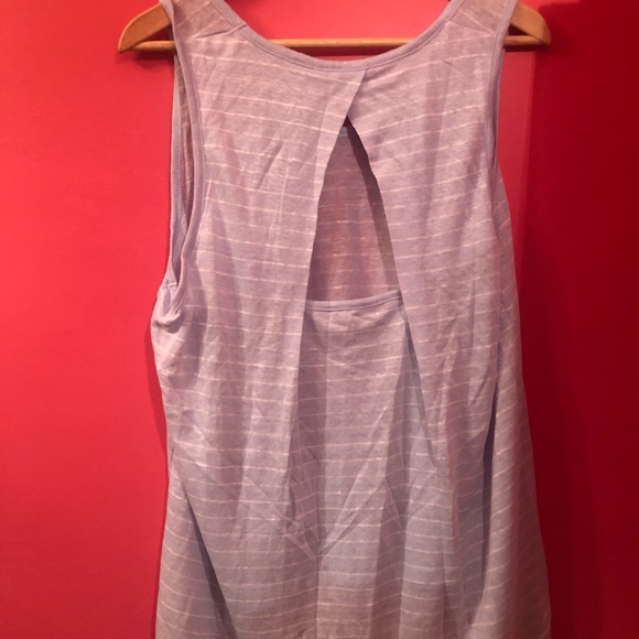 Athleta Blue Striped Tank - Picture 3 of 3